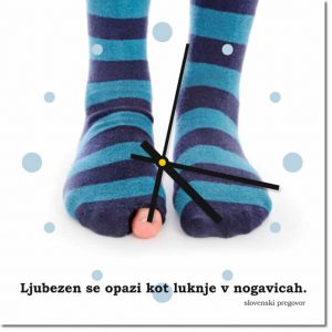 Ideja za darilo: Steklena ura Luminum, grafika z imeni mladoporočencev