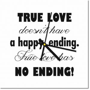 Ideja za darilo: Steklena ura Luminum napis v angleščini